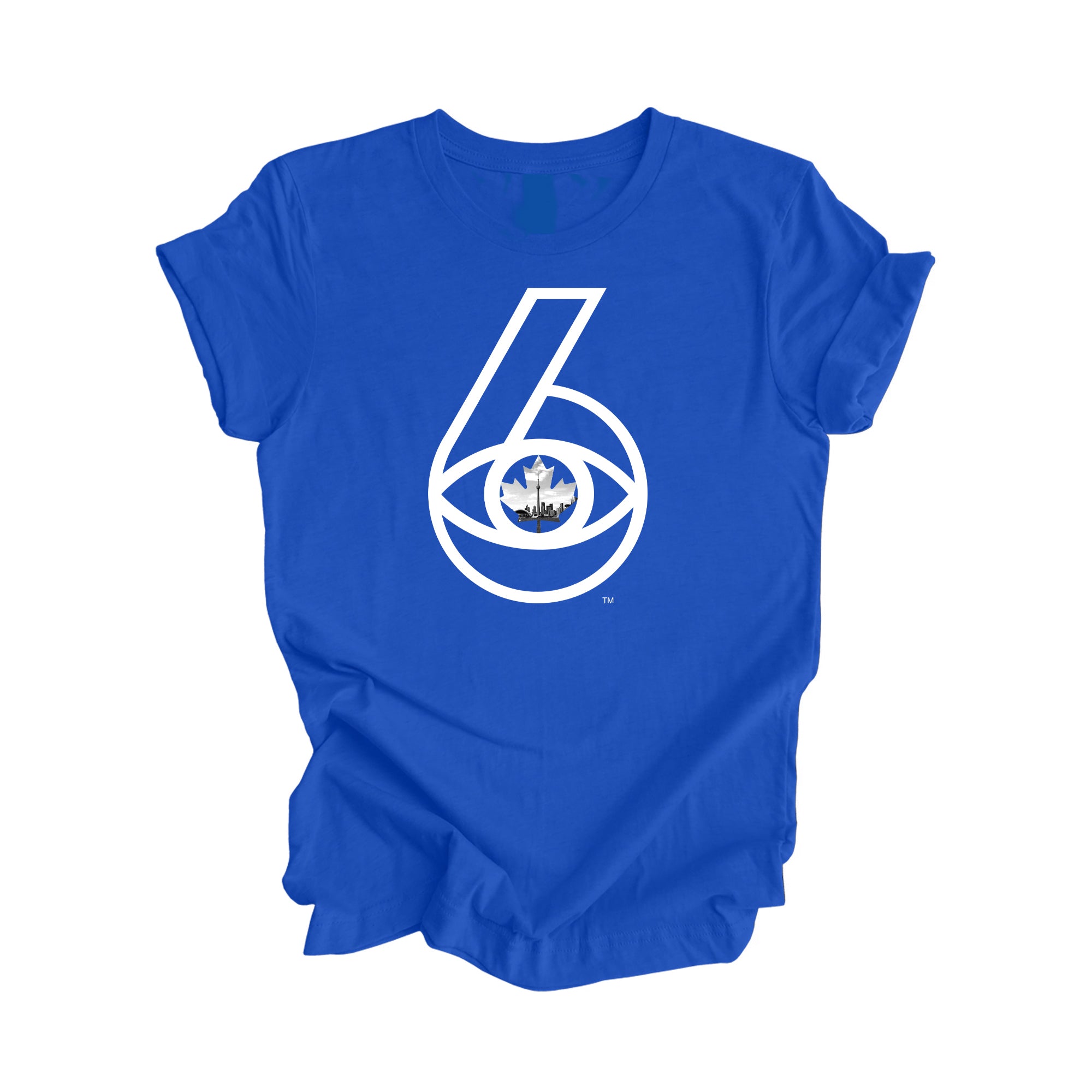 6 Visions Toronto Skyline Graphic T-Shirt | I Love BJs Shop - True Royal - T-Shirt - Inspired X - I Love BJs