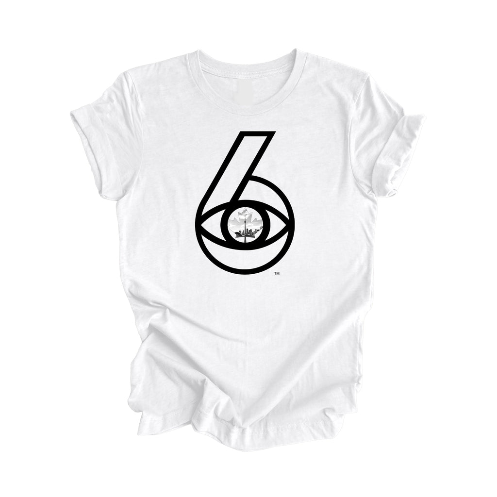 6 Visions Toronto Skyline Graphic T-Shirt | I Love BJs Shop - White - T-Shirt - Inspired X - I Love BJs