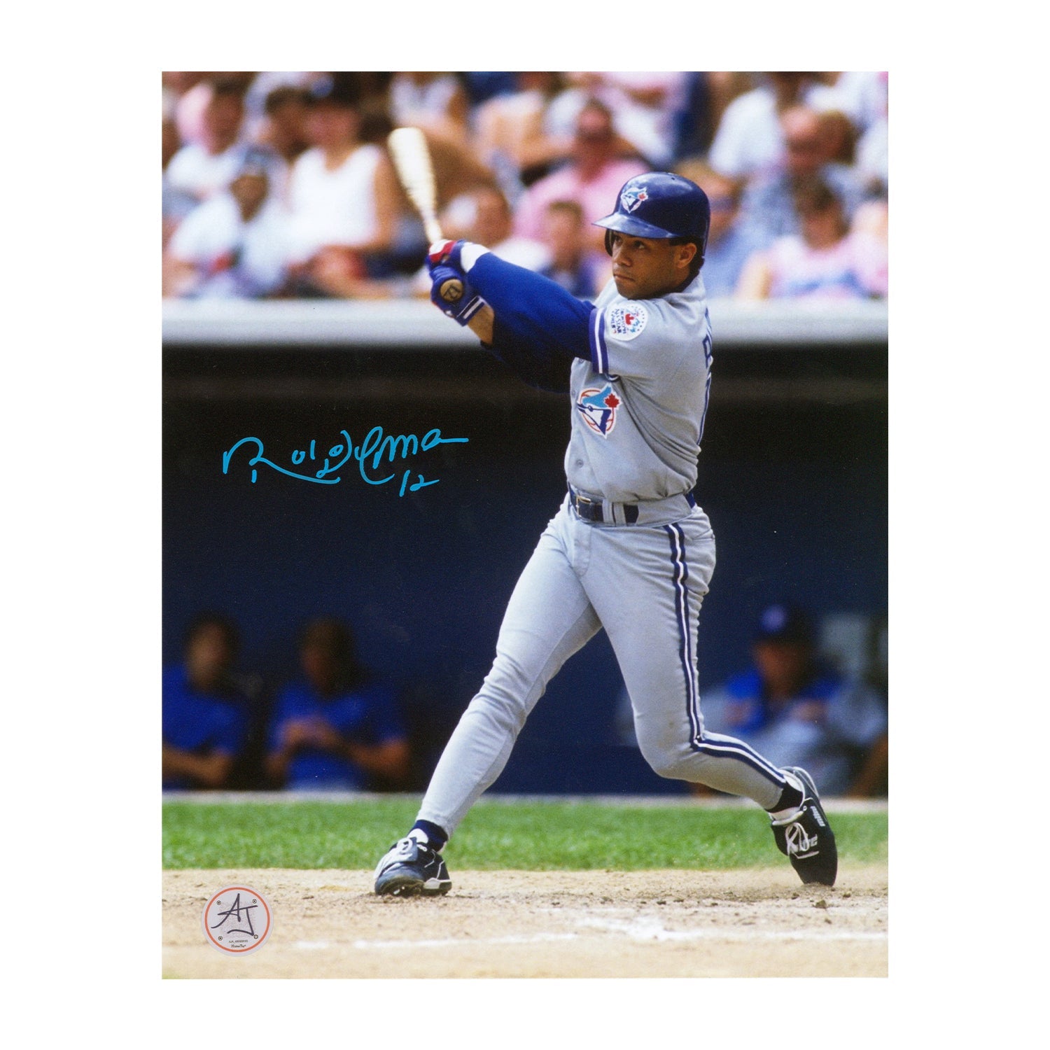 Roberto Alomar Autographed Toronto Blue Jays Batting 8x10 Photo - - Autographed 8x10 Photos - AJ Sports - I Love BJs