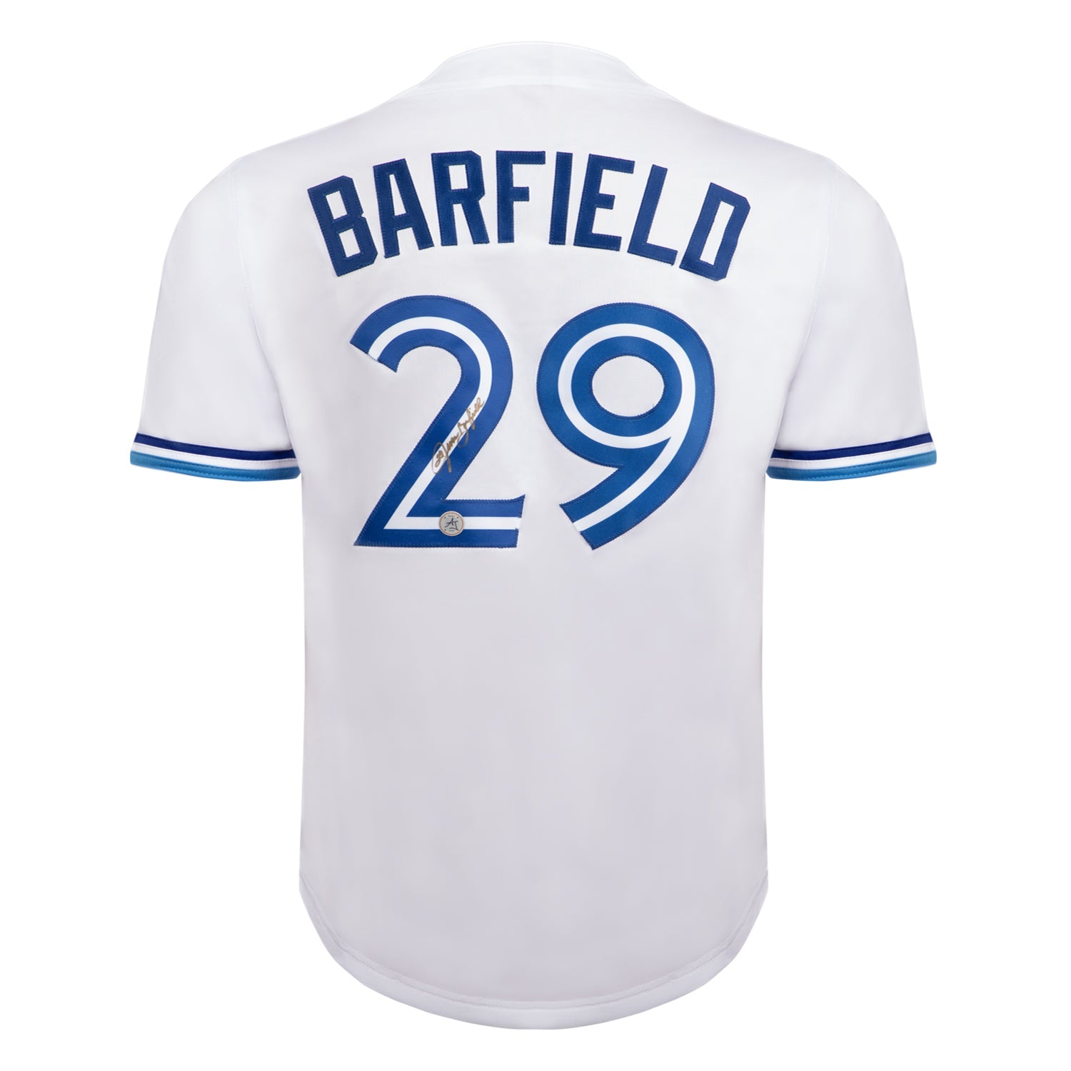 Jesse Barfield Autographed Toronto City Design White Baseball Jersey - - Autographed Jerseys - AJ Sports - I Love BJs