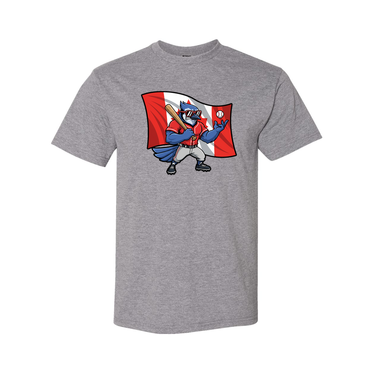 BJs Canada Flag – The Hammer Tee - Gray - T-Shirt - I Love BJs Shop - I Love BJs
