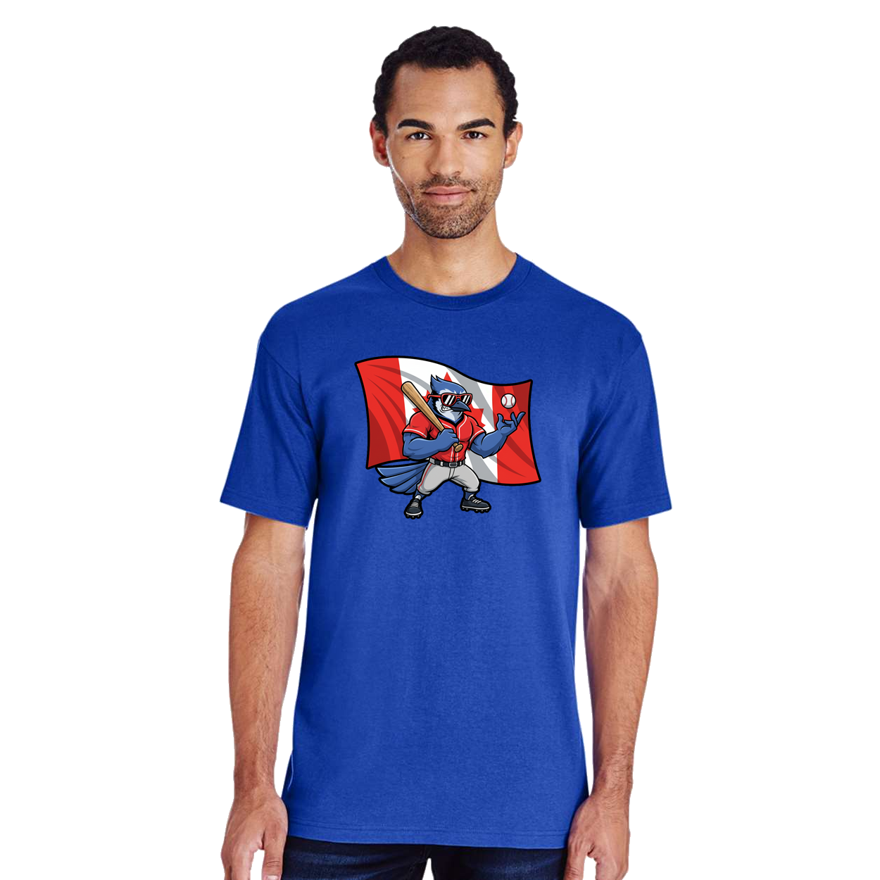 BJs Canada Flag – The Hammer Tee - Royal Blue - T-Shirt - I Love BJs Shop - I Love BJs