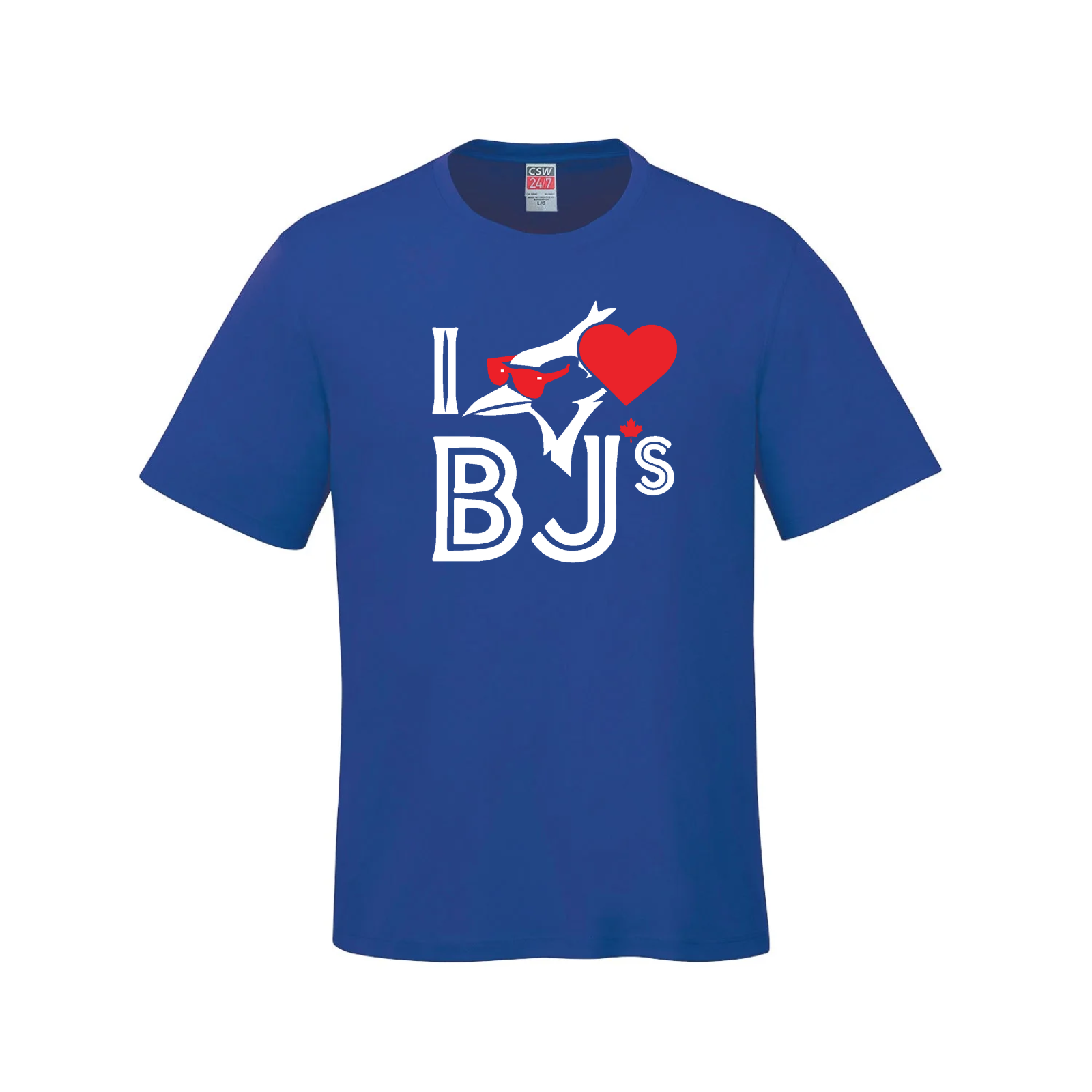 I Love BJs - Sunglasses T-Shirt - Blue - T-Shirt - I Love BJs Shop - I Love BJs