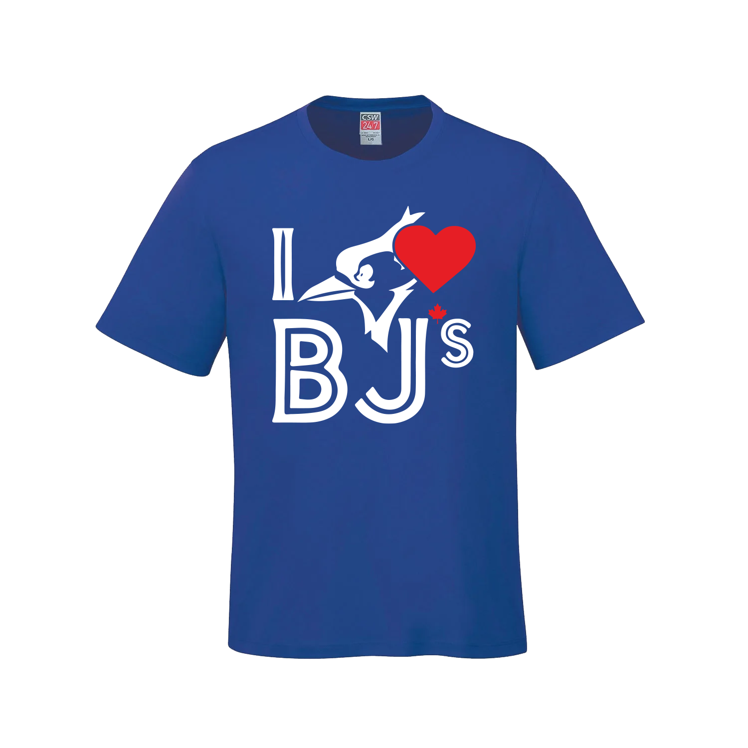 Original I Love BJs – The Classic Tee - Royal Blue - T-Shirt - I Love BJs Shop - I Love BJs