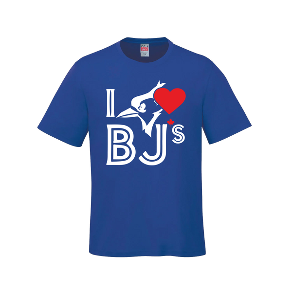 Original I Love BJs – The Classic Tee - Royal Blue - T-Shirt - I Love BJs Shop - I Love BJs