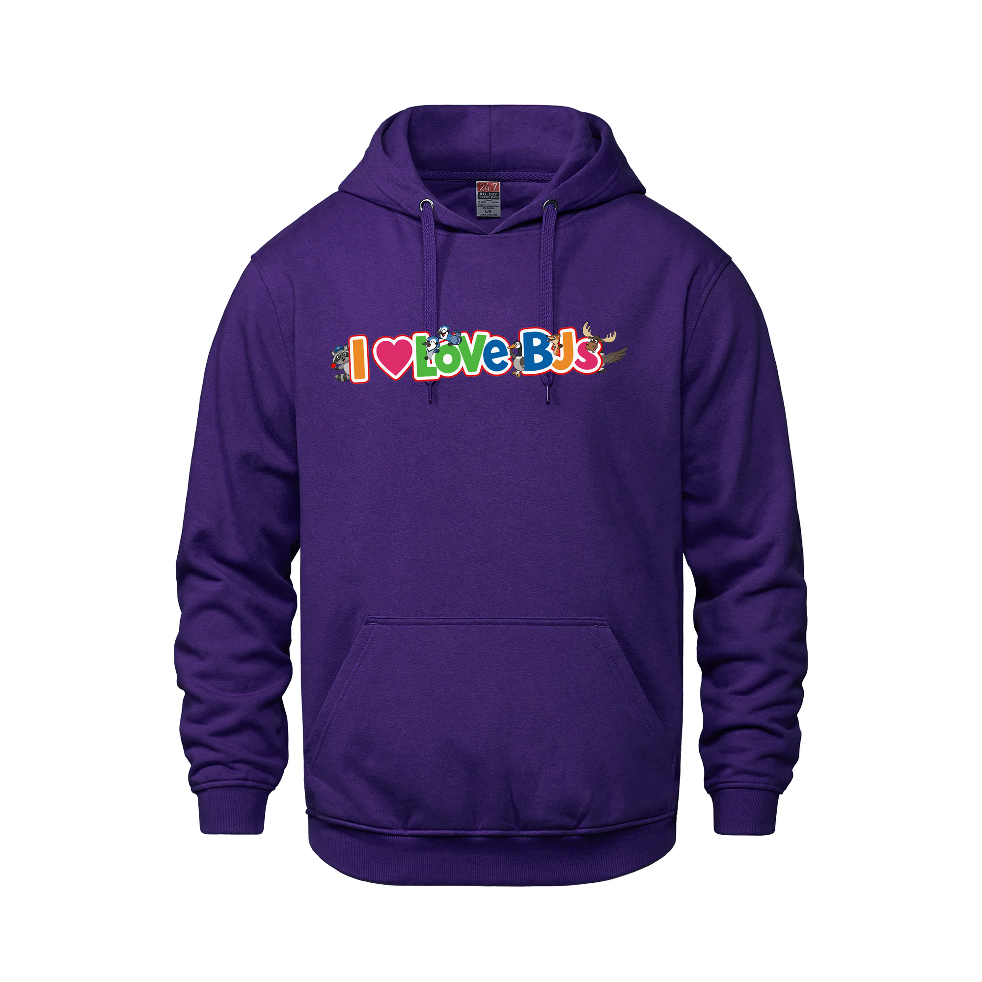 "I Love BJs" Toys R Us Parody Hoodie – A Childhood Ruined - Purple - Fleece - I Love BJs Shop - I Love BJs