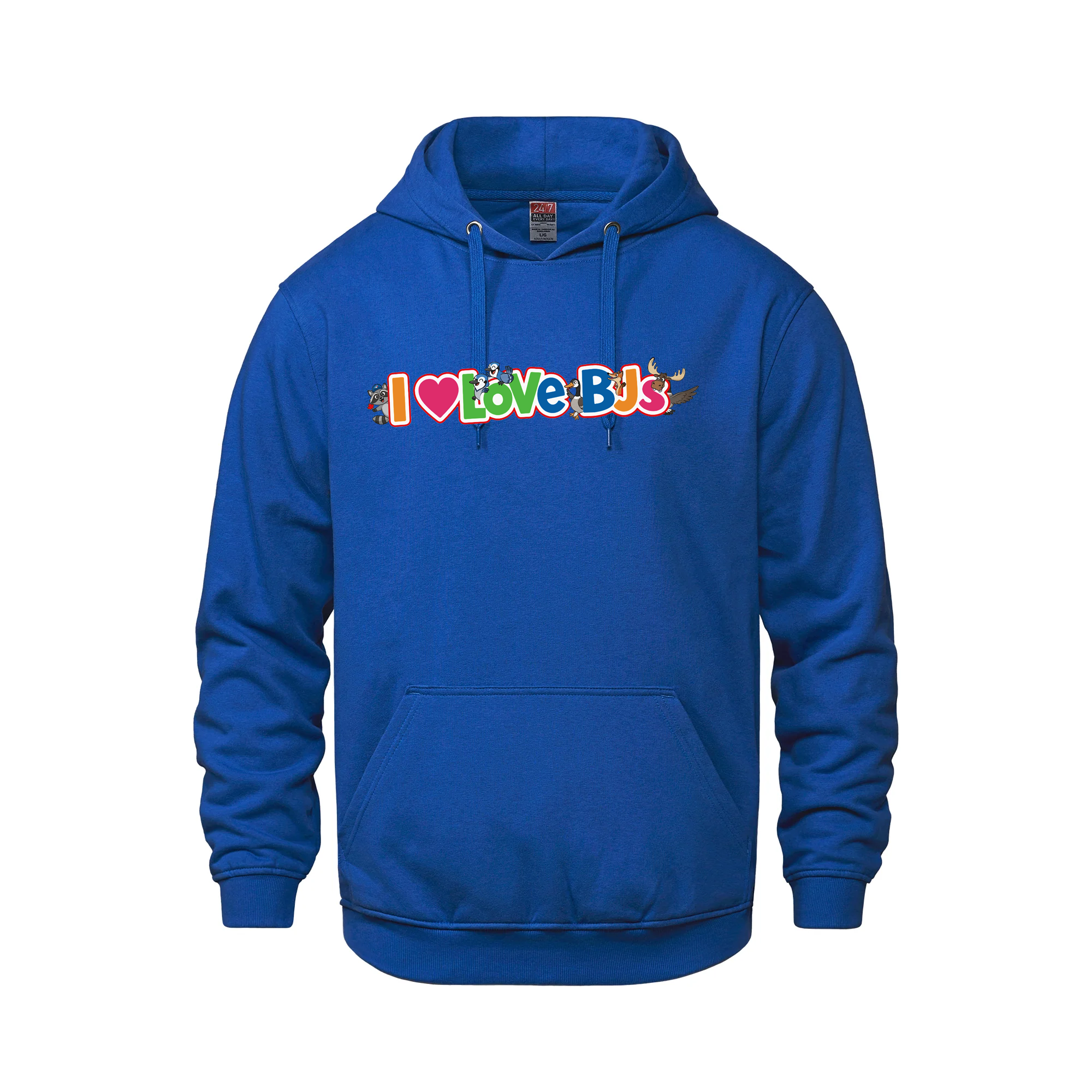 "I Love BJs" Toys R Us Parody Hoodie – A Childhood Ruined - Blue - Fleece - I Love BJs Shop - I Love BJs