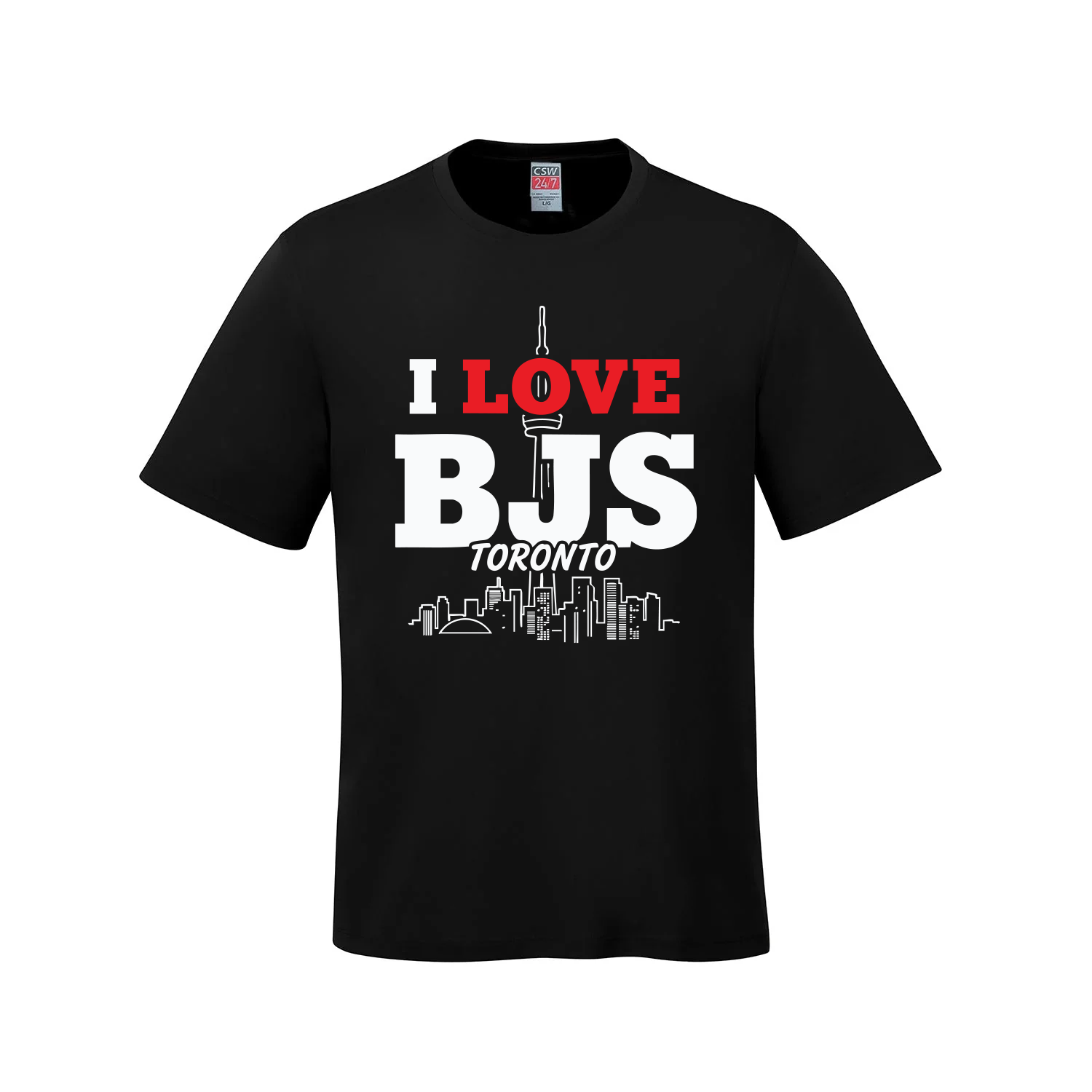 I Love BJs – Toronto Edition Tee - Black - T-Shirt - I Love BJs Shop - I Love BJs