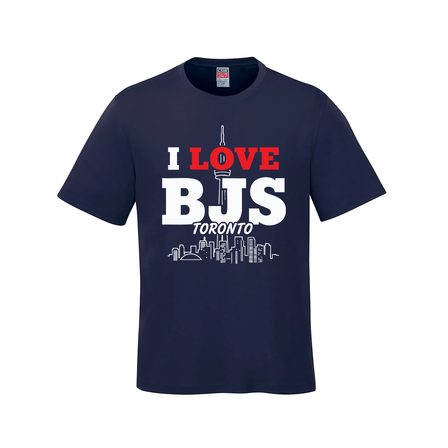 I Love BJs – Toronto Edition Tee - Navy - T-Shirt - I Love BJs Shop - I Love BJs
