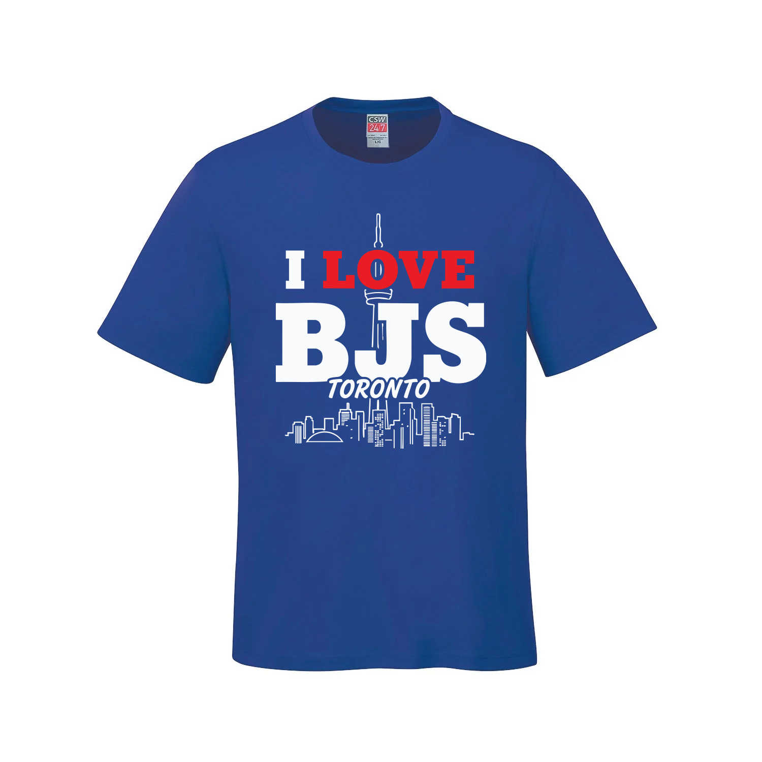 I Love BJs – Toronto Edition Tee - Royal Blue - T-Shirt - I Love BJs Shop - I Love BJs
