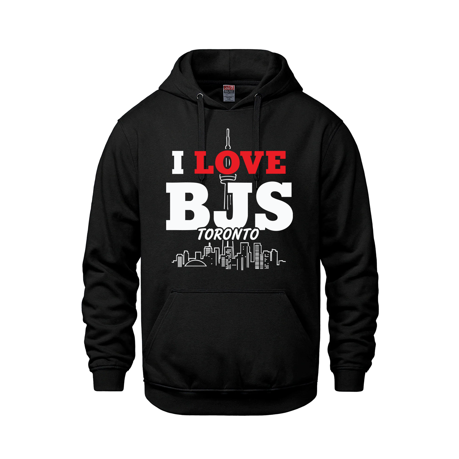 "I Love BJs" Toronto Edition | Premium Heavyweight Pullover Hoodie - Black - Fleece - I Love BJs Shop - I Love BJs