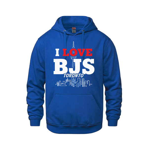 "I Love BJs" Toronto Edition | Premium Heavyweight Pullover Hoodie - Royal Blue - Fleece - I Love BJs Shop - I Love BJs