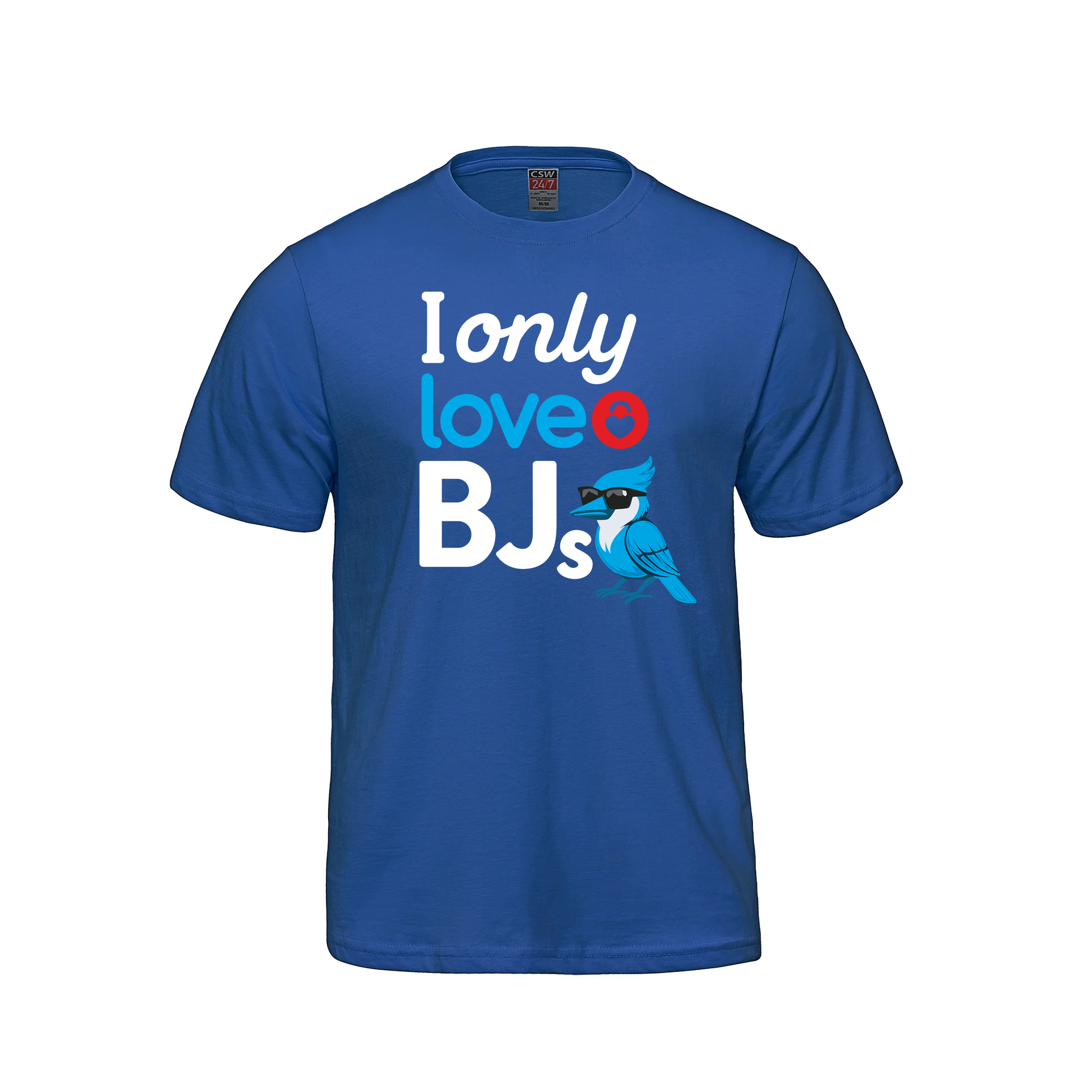 I Only Love BJs – The "Only" Tee - Royal Blue - T-Shirt - I Love BJs Shop - I Love BJs