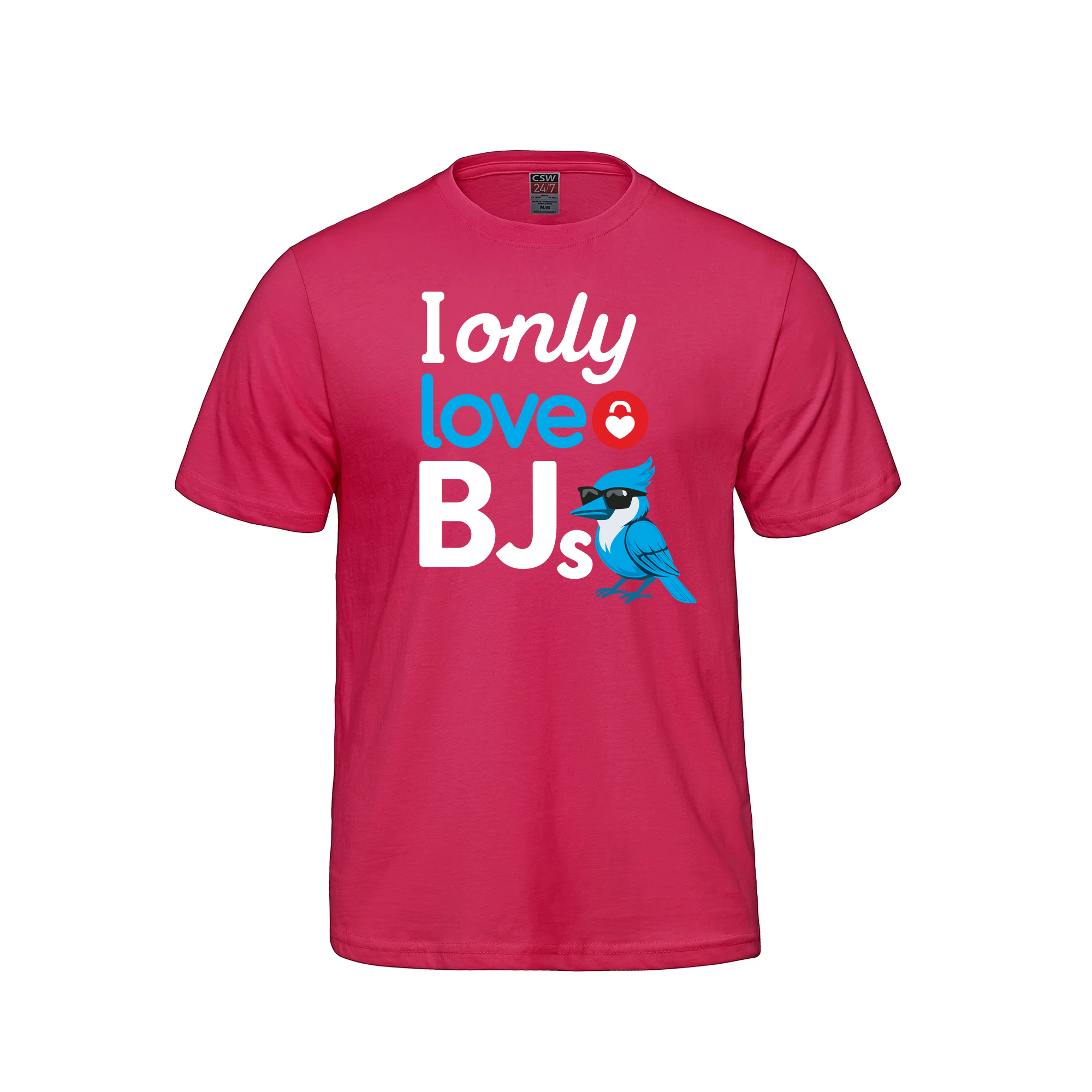 I Only Love BJs – The "Only" Tee - Hot Pink - T-Shirt - I Love BJs Shop - I Love BJs