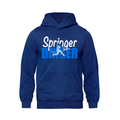 Springer Dinger – Vintage Wash Hoodie - Royal Blue - Fleece - I Love BJs Shop - I Love BJs