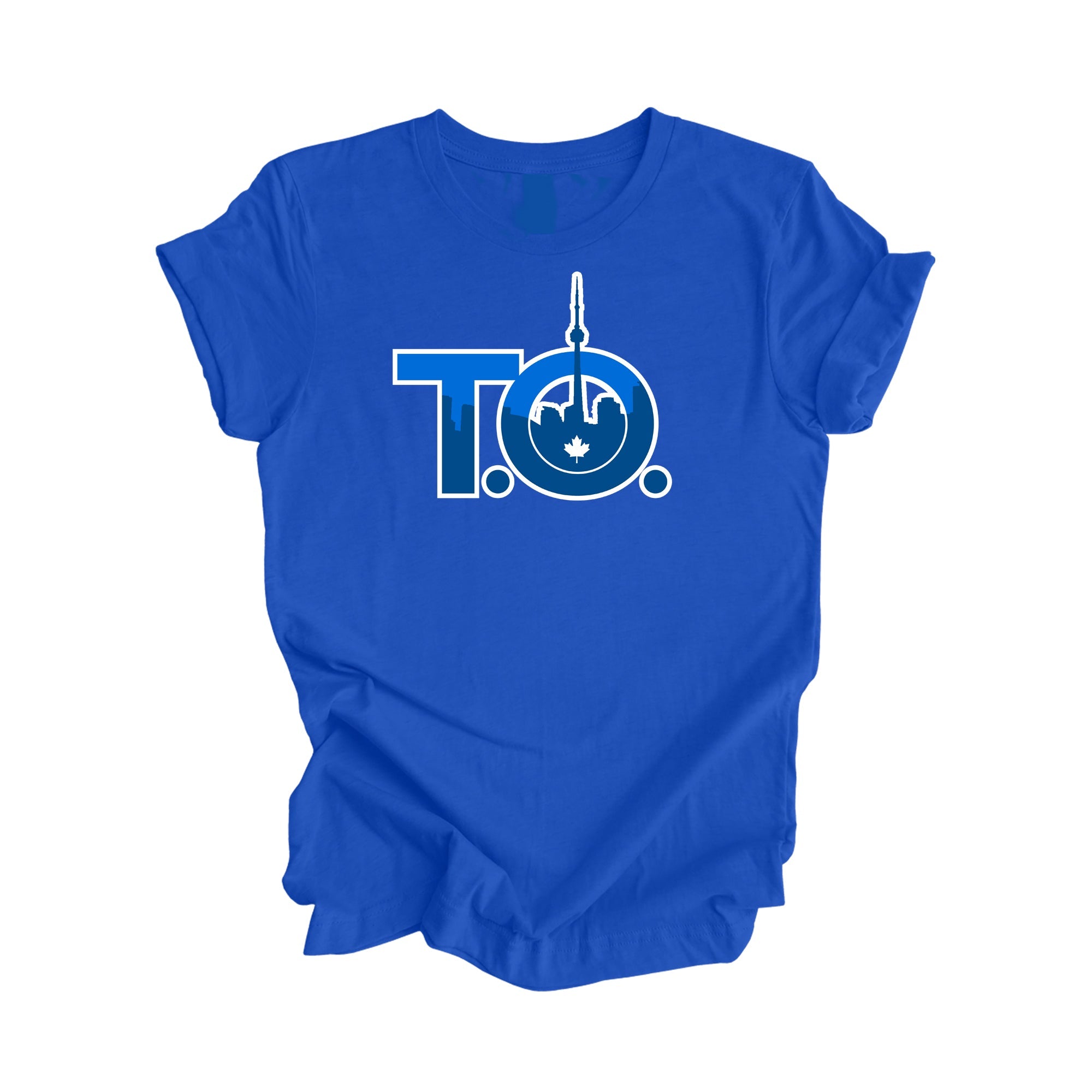 T.O. Toronto - Toronto Ontario Gift T-Shirt - City Skyline Shirt - Inspired X - True Royal - T-Shirt - Inspired X - I Love BJs