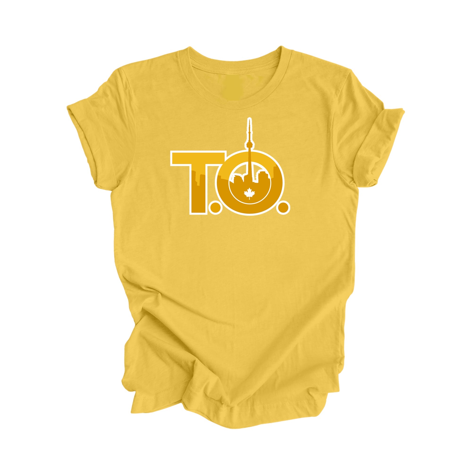 T.O. Toronto - Toronto Ontario Gift T-Shirt - City Skyline Shirt - Inspired X - Yellow - T-Shirt - Inspired X - I Love BJs