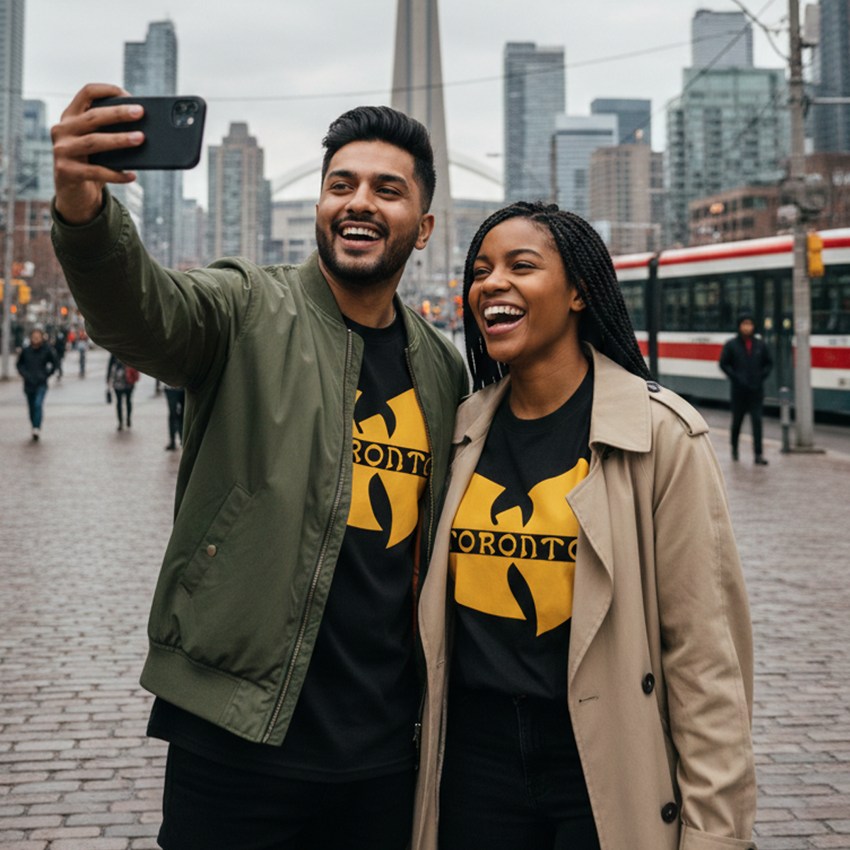 Toronto "W" Mashup – 280GSM Heavyweight Streetwear Tee - - T-Shirt - Foundry 416 - I Love BJs