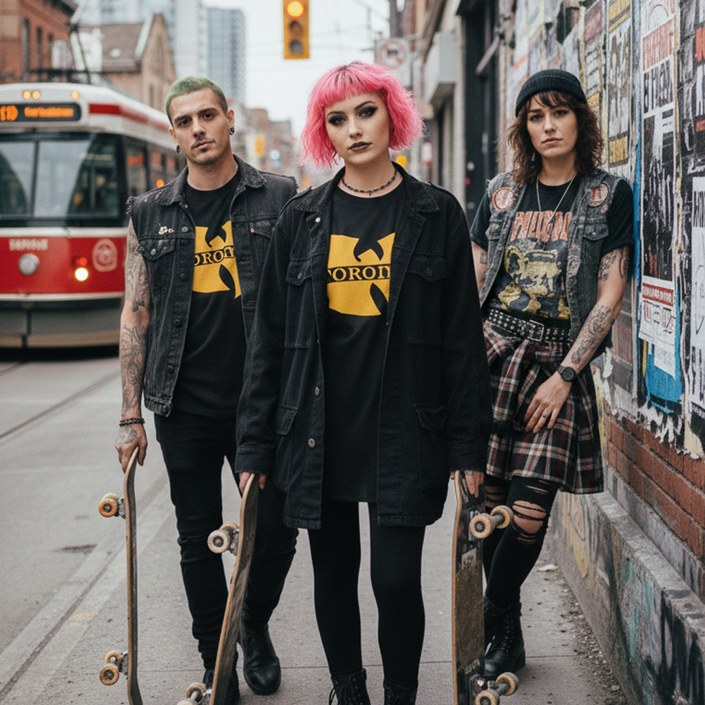 Toronto "W" Mashup – 280GSM Heavyweight Streetwear Tee - - T-Shirt - Foundry 416 - I Love BJs