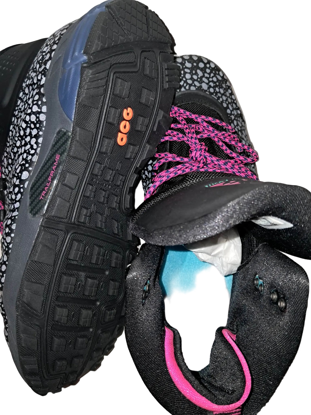 Nike ACG Zoom MW (Merry Weather) Posite - Black Reflective / Pink / Gamma Blue - - Shoes - Black Canuk - I Love BJs