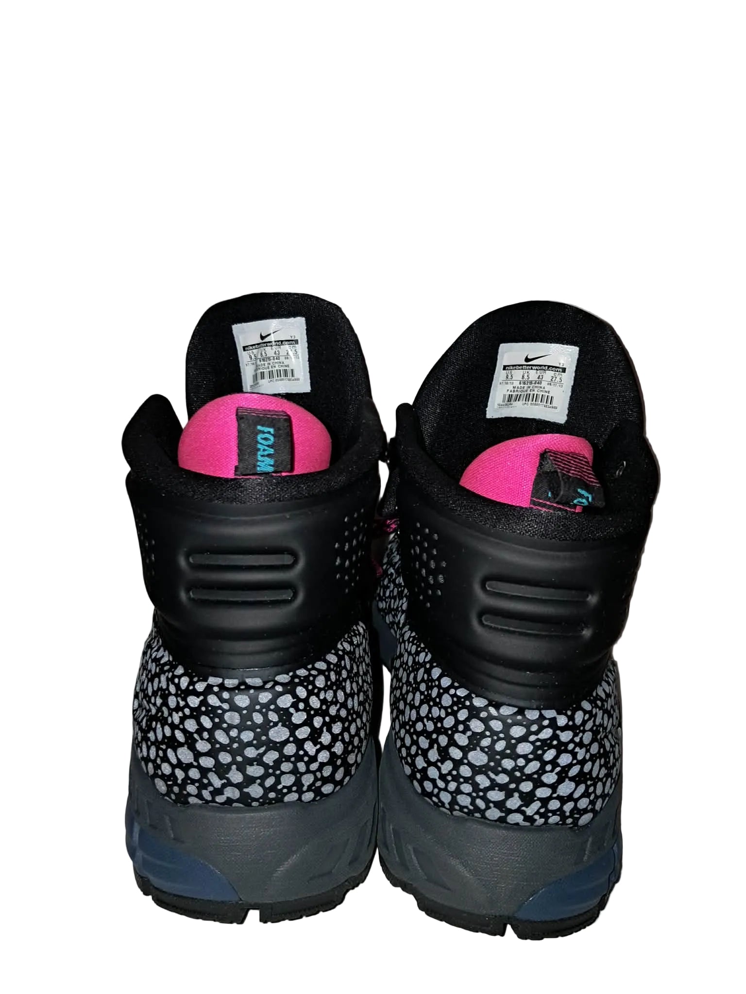 Nike ACG Zoom MW (Merry Weather) Posite - Black Reflective / Pink / Gamma Blue - 10 - Shoes - Black Canuk - I Love BJs