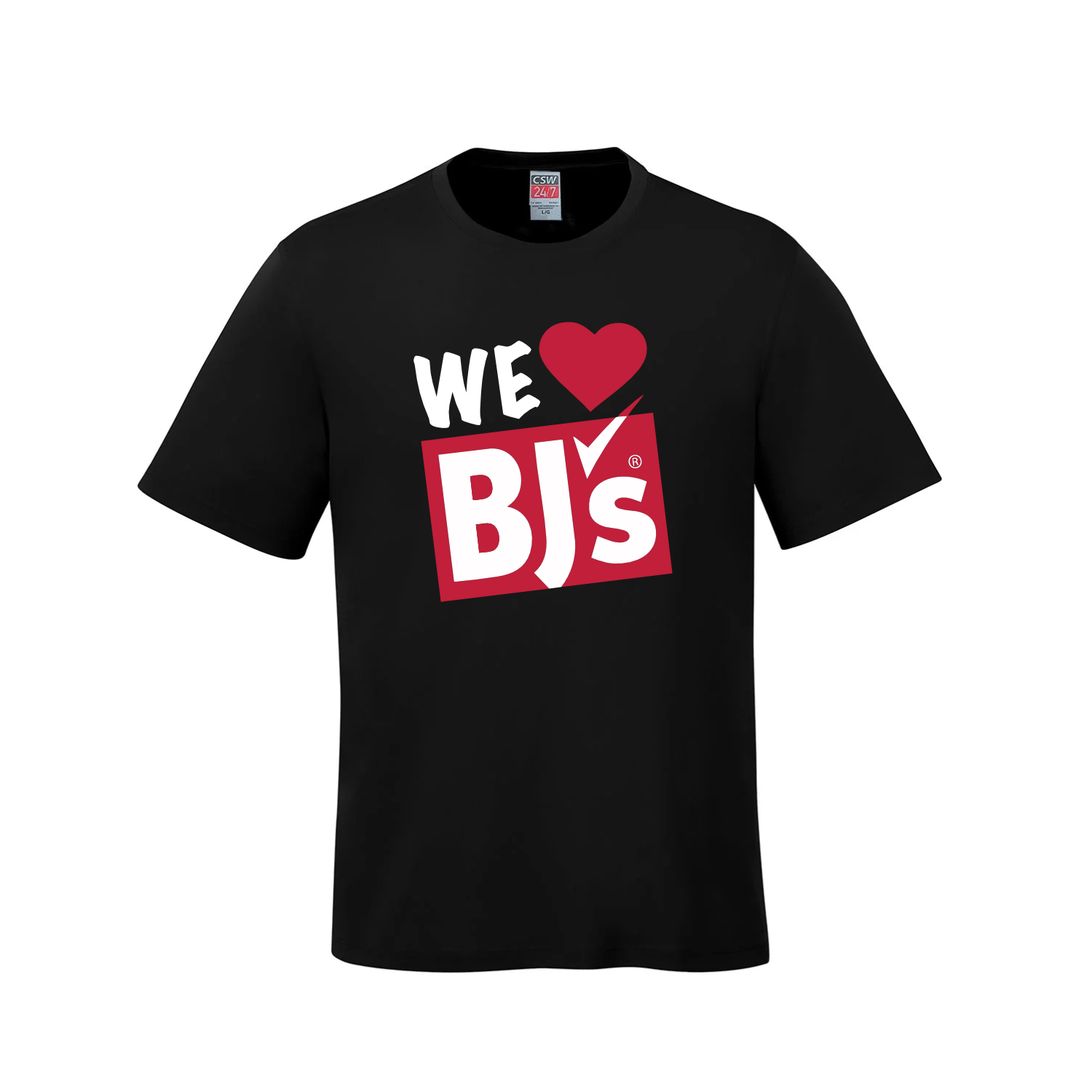 The Ultimate Fan Statement: "We ❤️ BJ's" Royal Blue Tee - Black - T-Shirt - I Love BJs Shop - I Love BJs