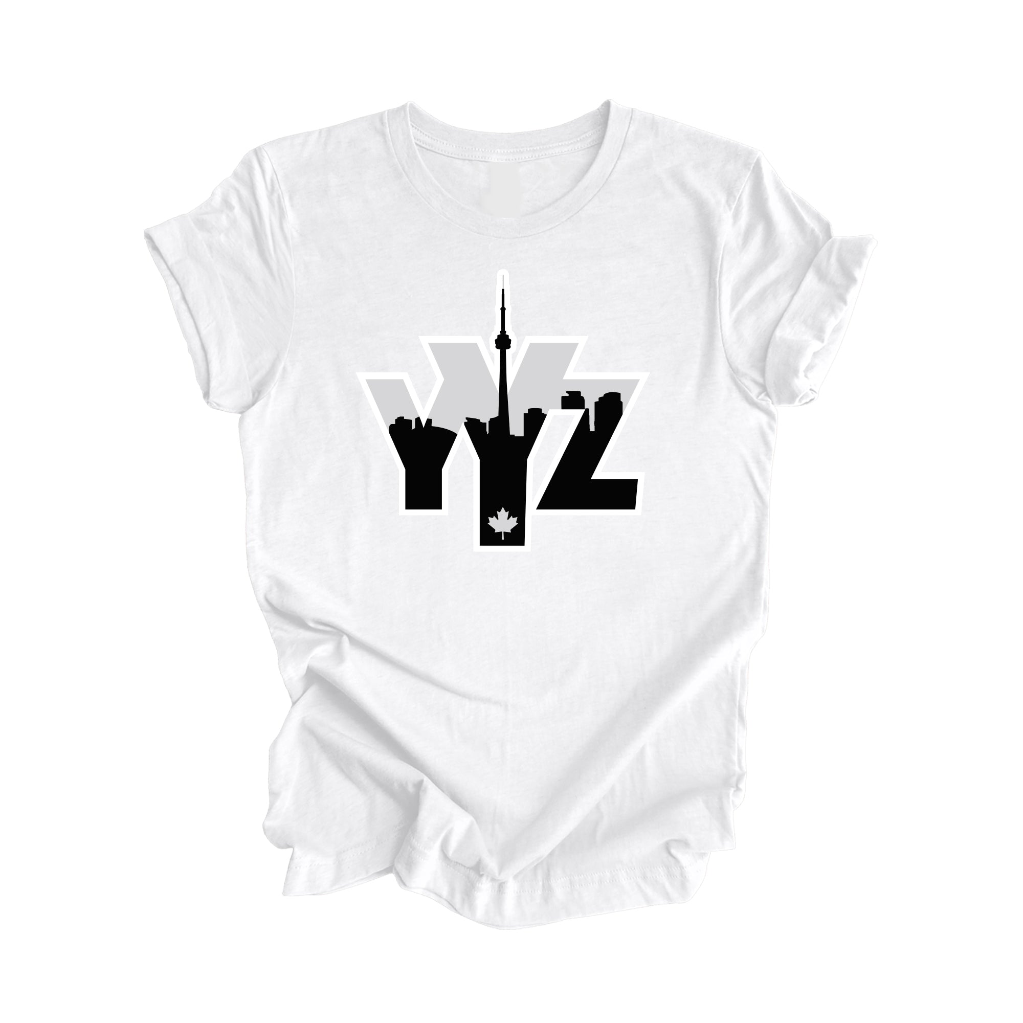 YYZ Toronto - Toronto Ontario Gift T-Shirt - City Skyline Shirt - Inspired X - White - T-Shirt - Inspired X - I Love BJs