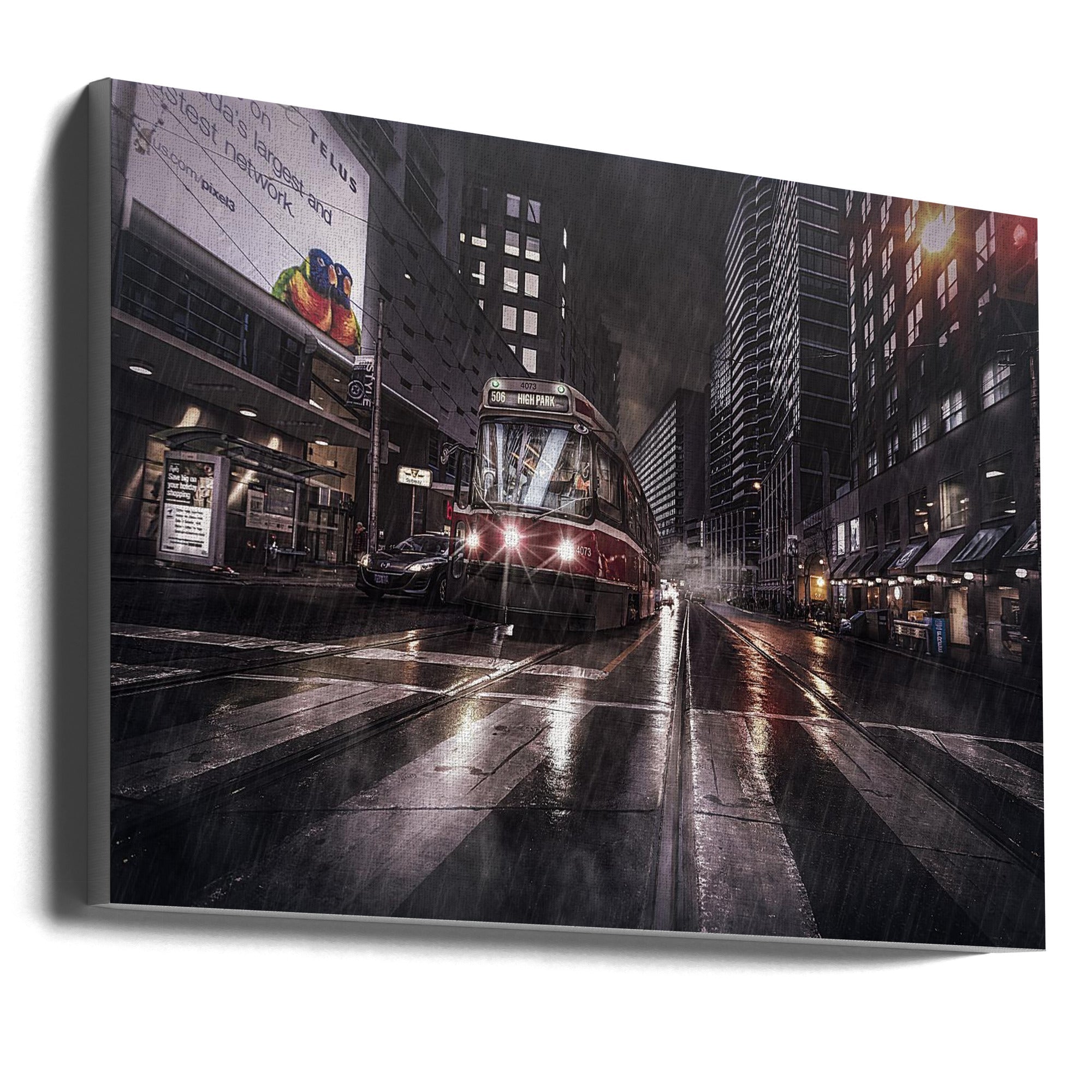 Wall art Street Stories - Toronto - - canvas - Canvas Palette - I Love BJs