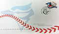 BLUE JAYS DAY OF ISSUE COLLECTIBLE POSTAGE 1992 WORLD SERIES (7" BY 4.5") - Default Title - Postage Stamps - Autograph Authentic - I Love BJs
