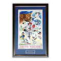 CARTER, BORDERS, ALOMAR, WINFIELD, SIGNED - BLUE JAYS 1992 WORLD SERIES 41"X28" - Default Title - Framed Poster - Autograph Authentic - I Love BJs