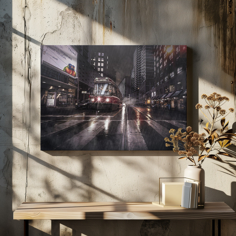 Wall art Street Stories - Toronto - - canvas - Canvas Palette - I Love BJs