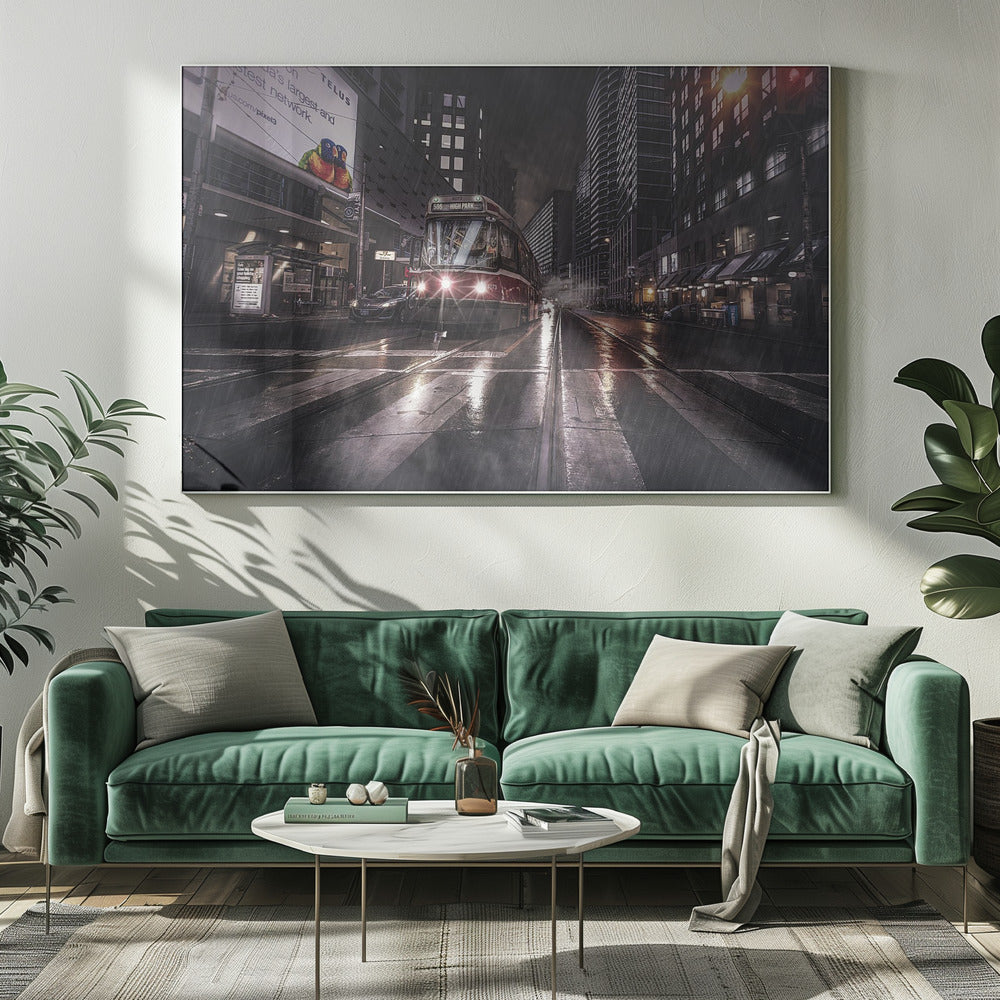 Wall art Street Stories - Toronto - - canvas - Canvas Palette - I Love BJs